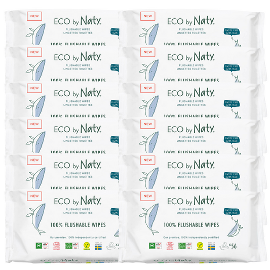 Naty feuchte Toilettentücher Karton (12 X 56 STK)