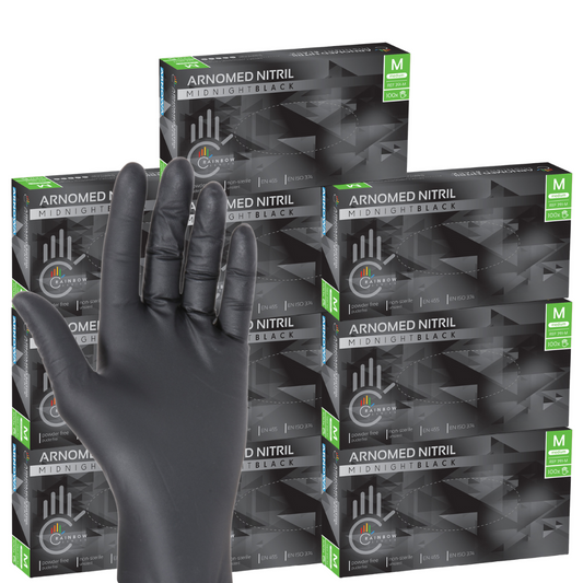 Nitril Handschuhe schwarz Gr. M (10 x 100 STK) Karton