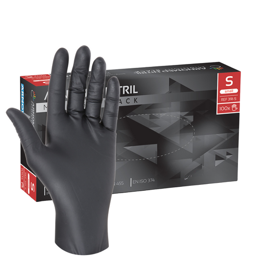 Nitril Handschuhe schwarz Gr. S (100 STK)