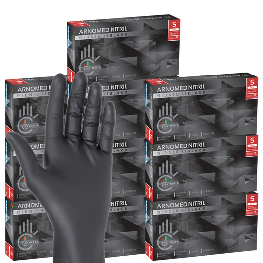 Nitril Handschuhe schwarz Gr. S (10 x 100 STK) Karton