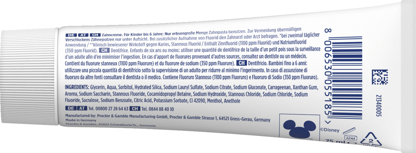 Oral-B Junior Zahnpasta - 6+ Jahre (75 ml)