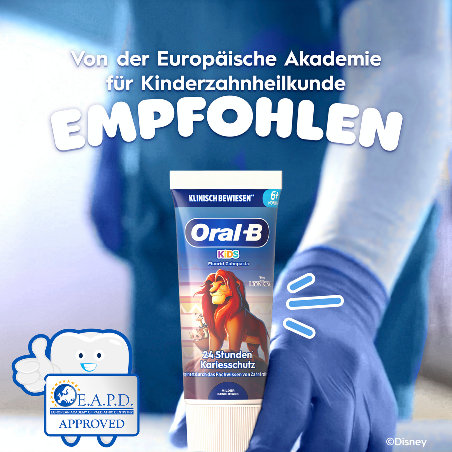 Oral-B Kinder Zahnpasta - 0 bis 6 Jahre (60 ml)