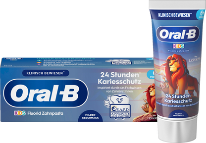 Oral-B Kinder Zahnpasta - 0 bis 6 Jahre (60 ml)