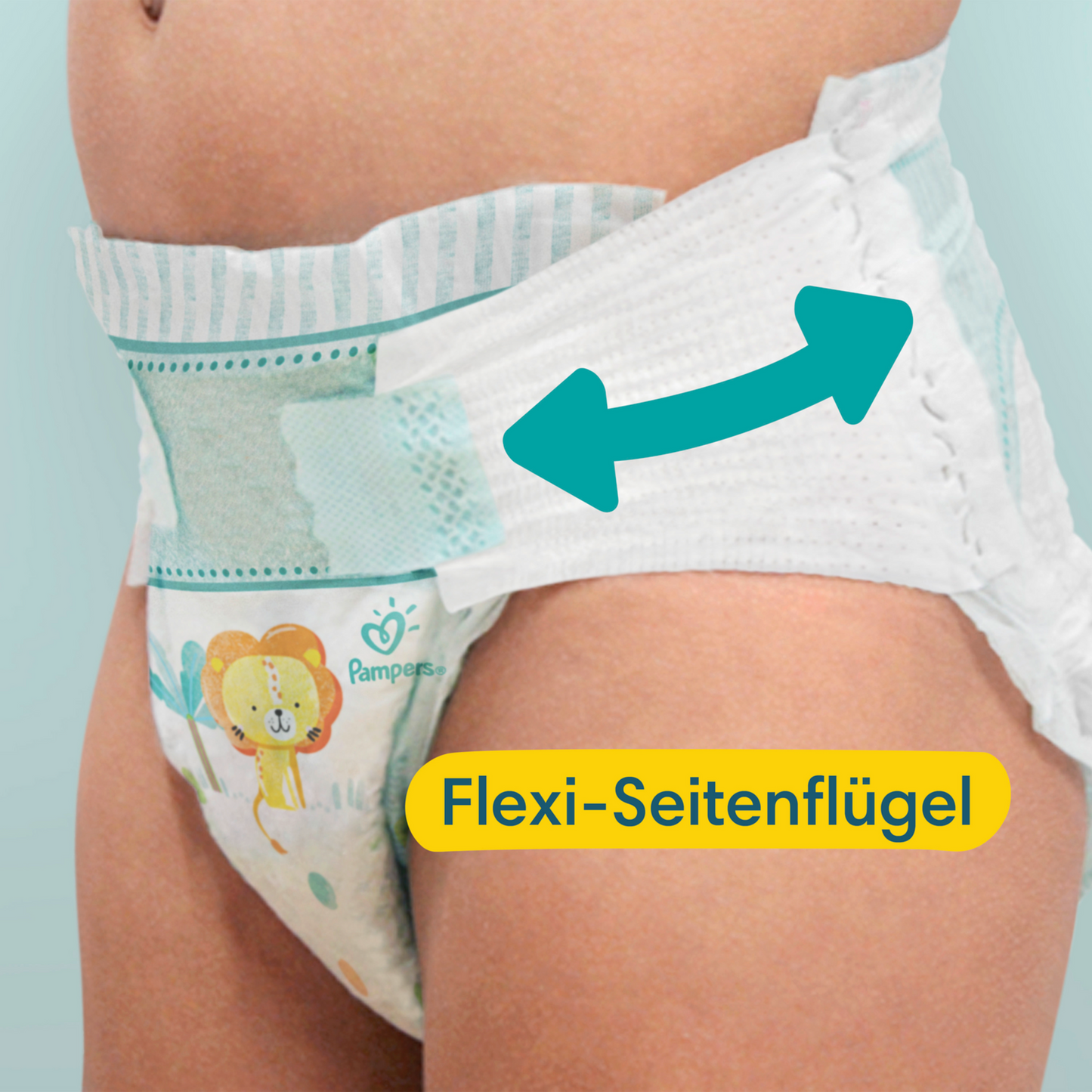 Pampers Baby-Dry Gr.3 Midi 6-10kg (124 STK) Maxi Pack