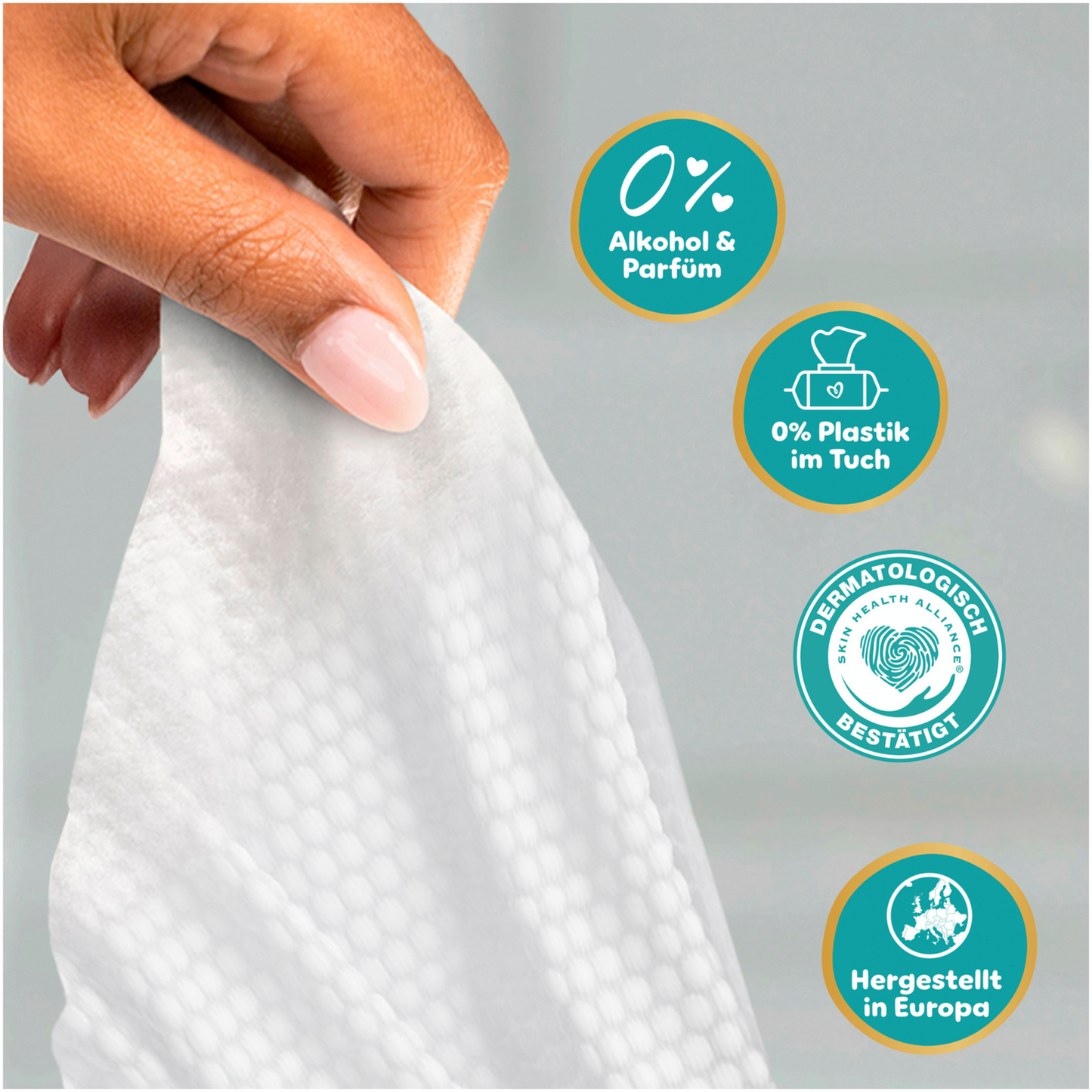 Pampers Aqua Soft Touch Baby-Feuchttücher (12 x 48 STK) Karton