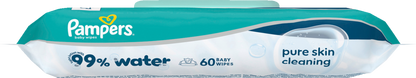 Pampers Feuchte Tücher 99% Water (12 x 60 STK) Karton