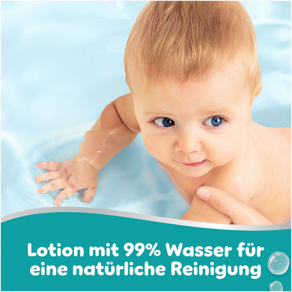 Pampers Feuchte Tücher 99% Water (60 STK) Beutel