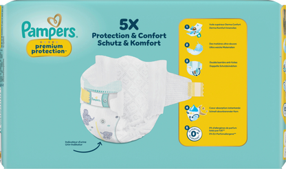Pampers Premium Protection Gr.0 Micro <3kg  (30 STK) Tragepack
