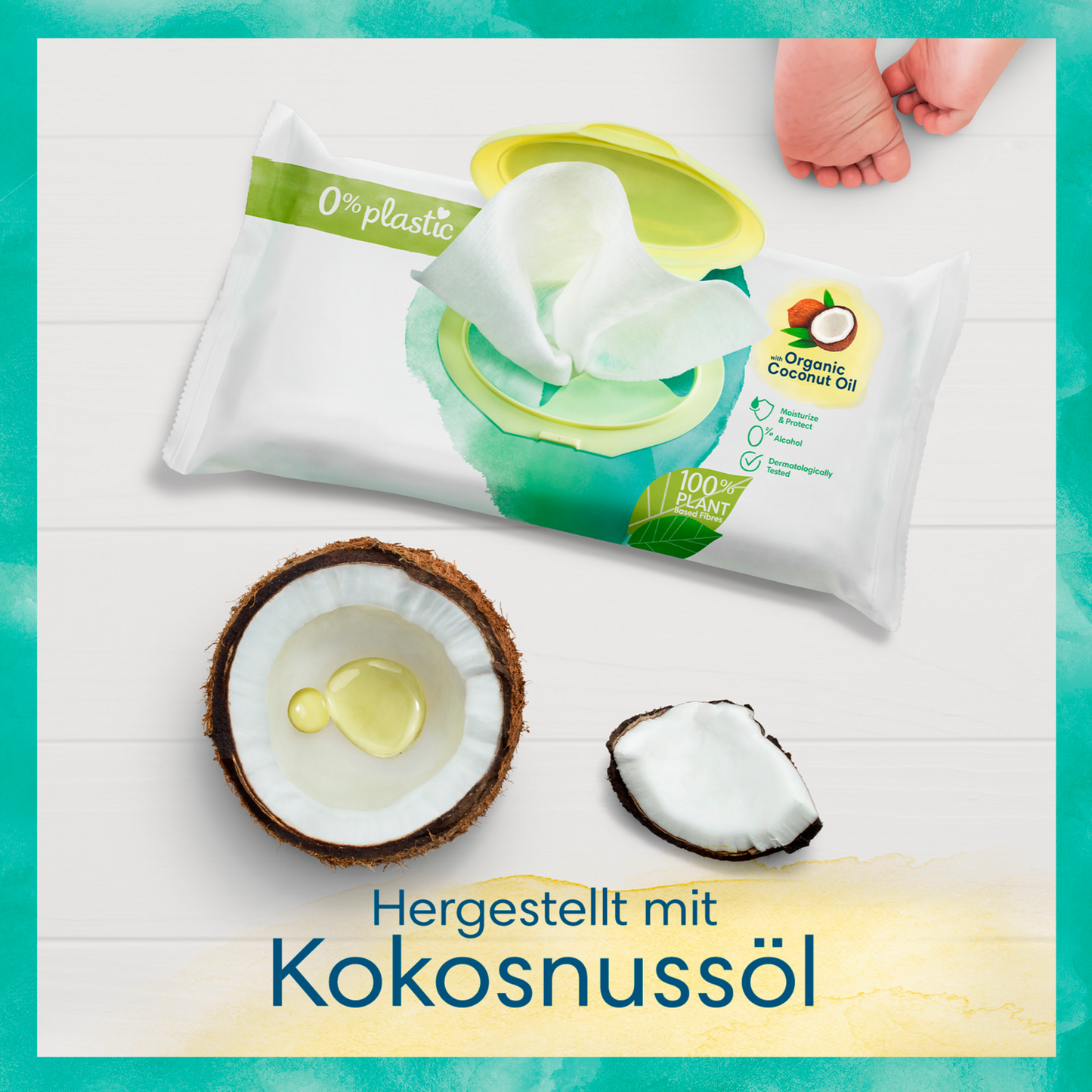 Pampers Harmonie Coco Feuchttücher (18 x 44 STK) Karton