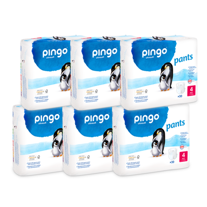 Pingo Pants Gr. 4 Maxi 7-18 Kg (6 x 30 STK) Karton