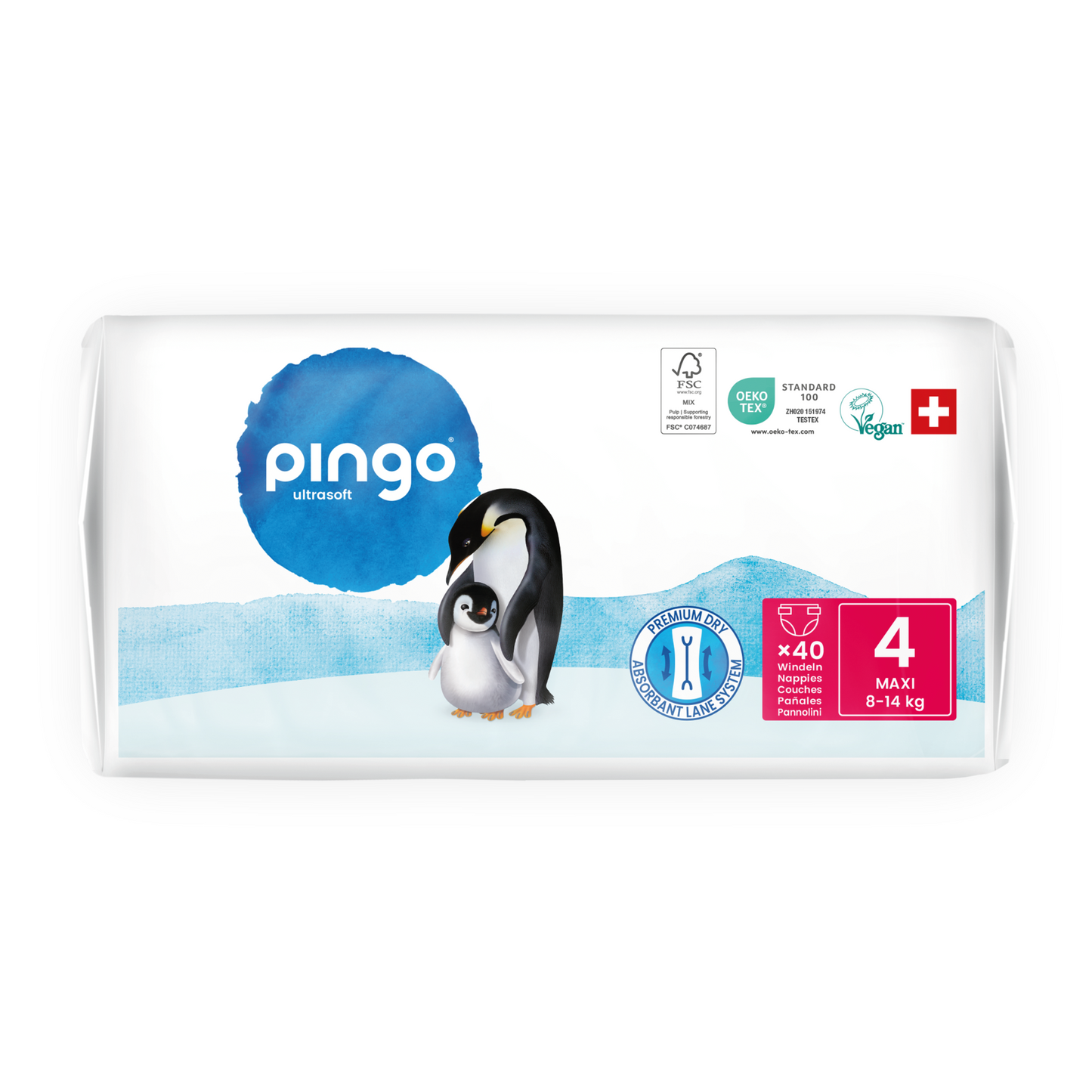 Pingo Gr. 4 Maxi (8-14 kg) Beutel (40 STK)