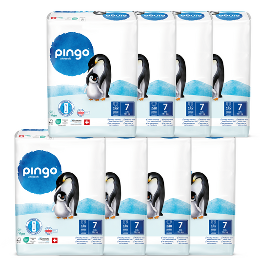 Pingo Gr. 7 XXL (15+ kg) 2er Karton (2 x 4 x 30 STK)