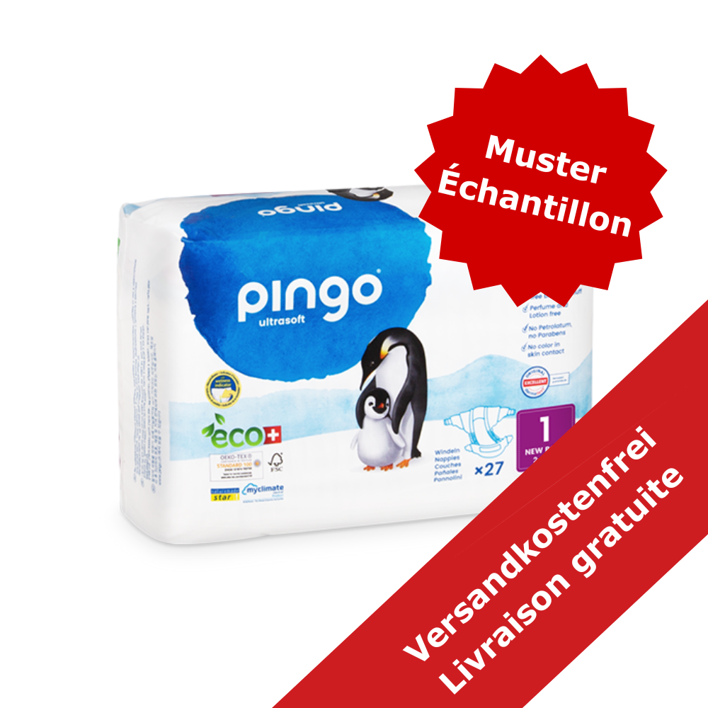 Pingo - Gr. 1 Newborn 2-5 kg (27 STK) Muster