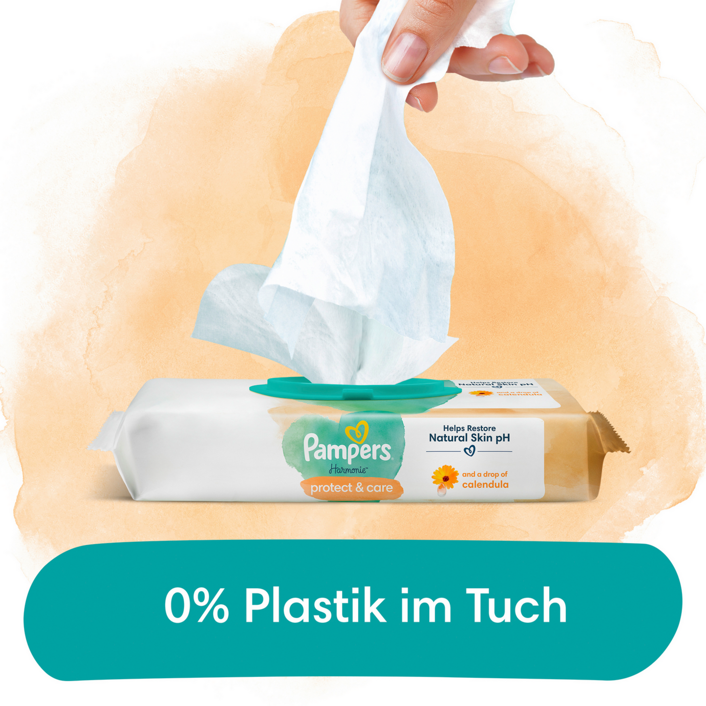 Pampers Harmonie Protect & Care Feuchttücher (44 STK) Beutel