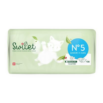 Swilet - Die Biowindel Gr. 5 Junior 11-16Kg (12x 36 STK) 2erKarton