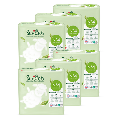 Swilet - Die Biowindel Gr. 4 Maxi 8-14Kg (6x 40 STK) Karton