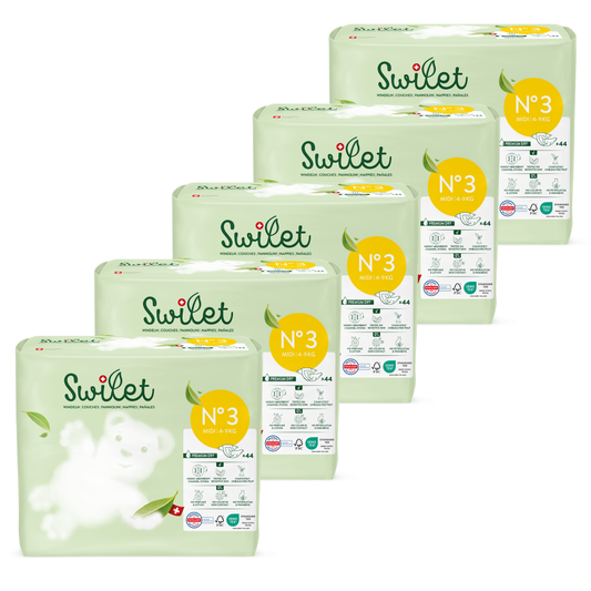 Swilet Die Biowindel Gr. 3 Midi Monatsbox (220 STK)