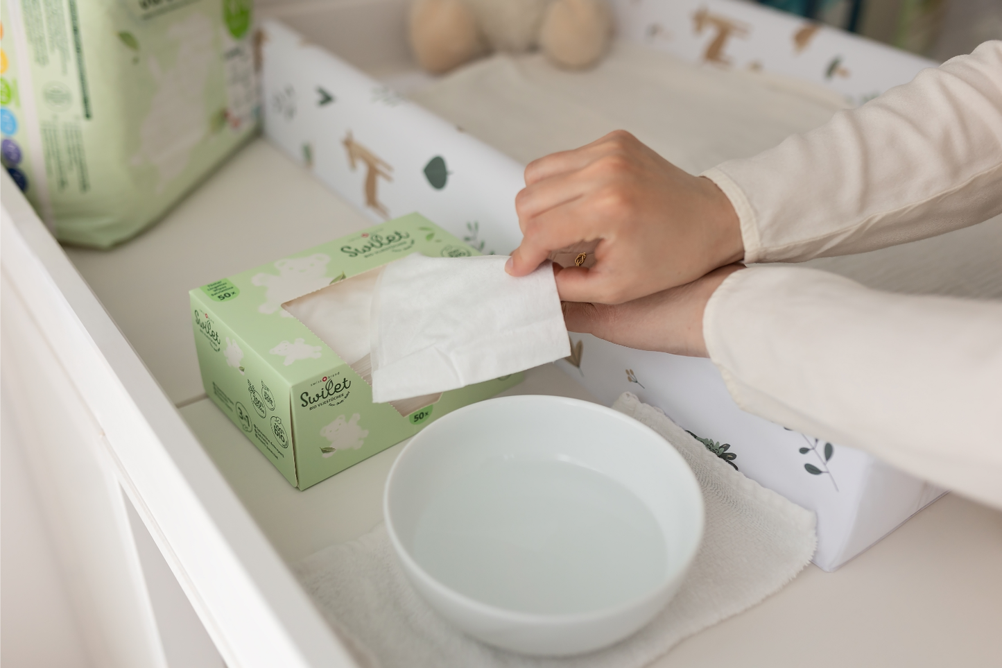 Swilet Vliestücher - Windeleinlagen Bio (12 x 50 STK) Karton