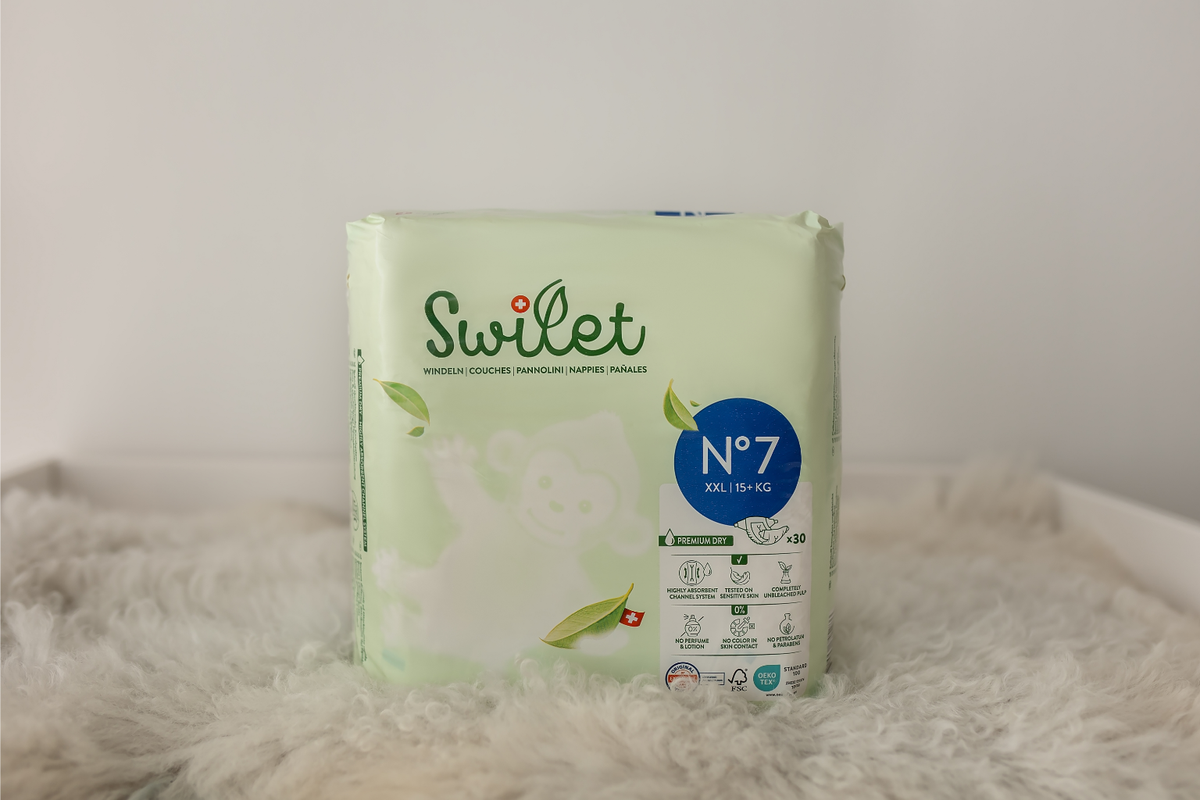 Swilet - Die Biowindel Gr. 7 XXL 15+Kg (30 STK) Beutel