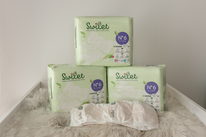 Swilet - Die Biowindel Gr. 6 XL 13-18Kg (6x 32 STK) Karton