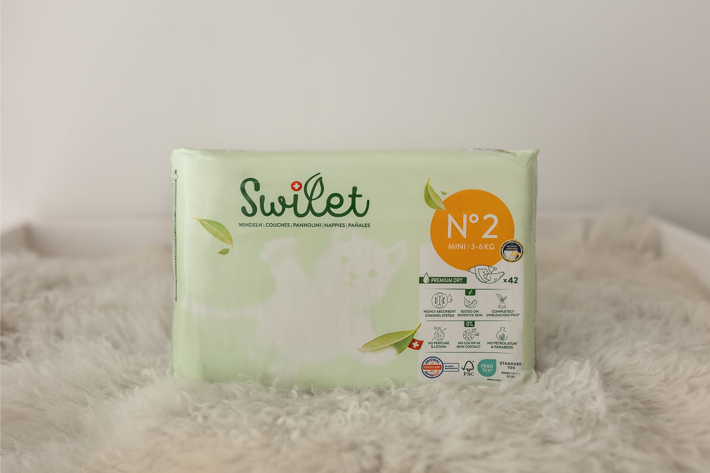Swilet Die Biowindel Gr. 2 Mini Monatsbox (210 STK)