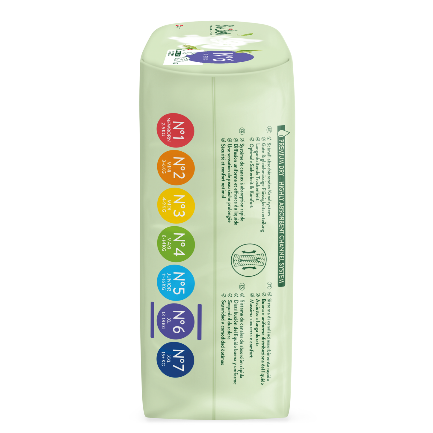 Swilet - Die Biowindel Gr. 6 XL 13-18Kg (12x 32 STK) 2erKarton
