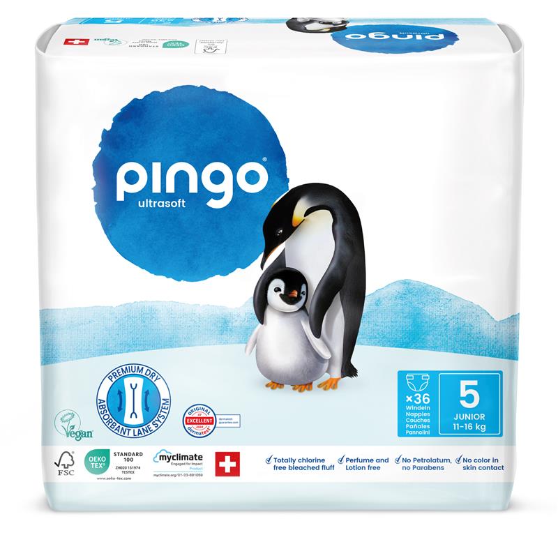 Pingo Gr. 5 Junior (11-16 kg) Doppelbeutel (2 x 36 STK)