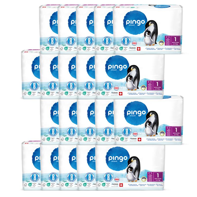 Pingo Newborn (2-5 kg) 2er Karton (4 x 5 x 27 STK)