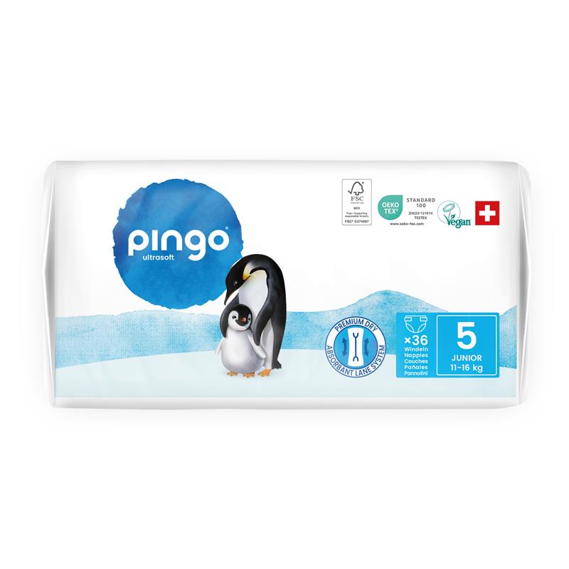 Pingo Gr. 5 Junior (11-16 kg) Doppelbeutel (2 x 36 STK)