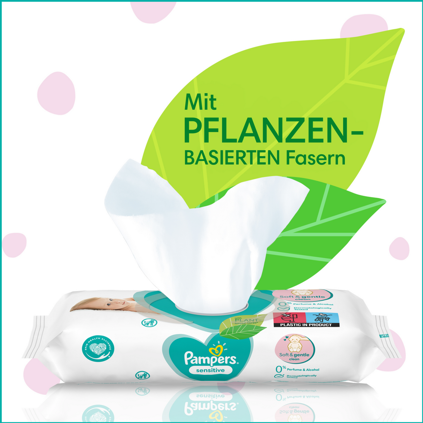 Pampers Feuchte Tücher Sensitive (80 STK) Beutel