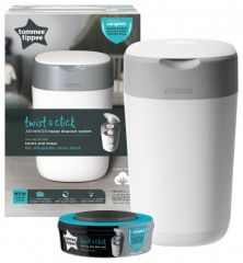 AKTION Pampers Premium Protection Monatsbox Gr. 5 + Sangenic-Windeleimer