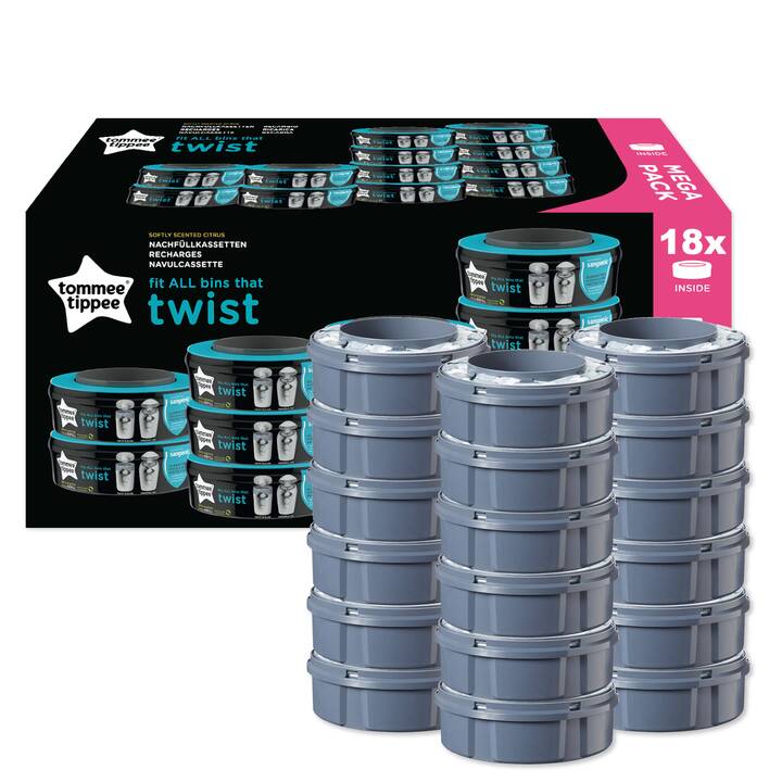Sangénic TWIST Ersatzkassetten mit Zitrusduft  (18 STK)