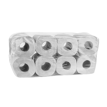 WC - Papier 3-lagig 100% Zellstoff 250 Blatt (8 Rollen)