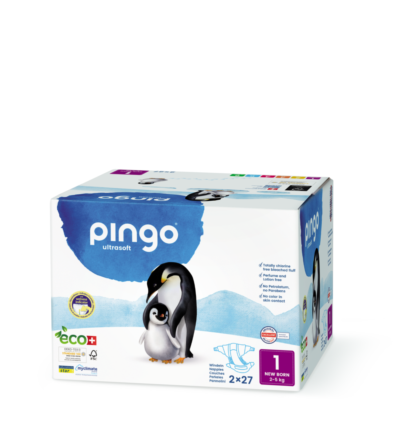 Pingo Newborn (2-5 kg) Karton (2 x 27 STK)
