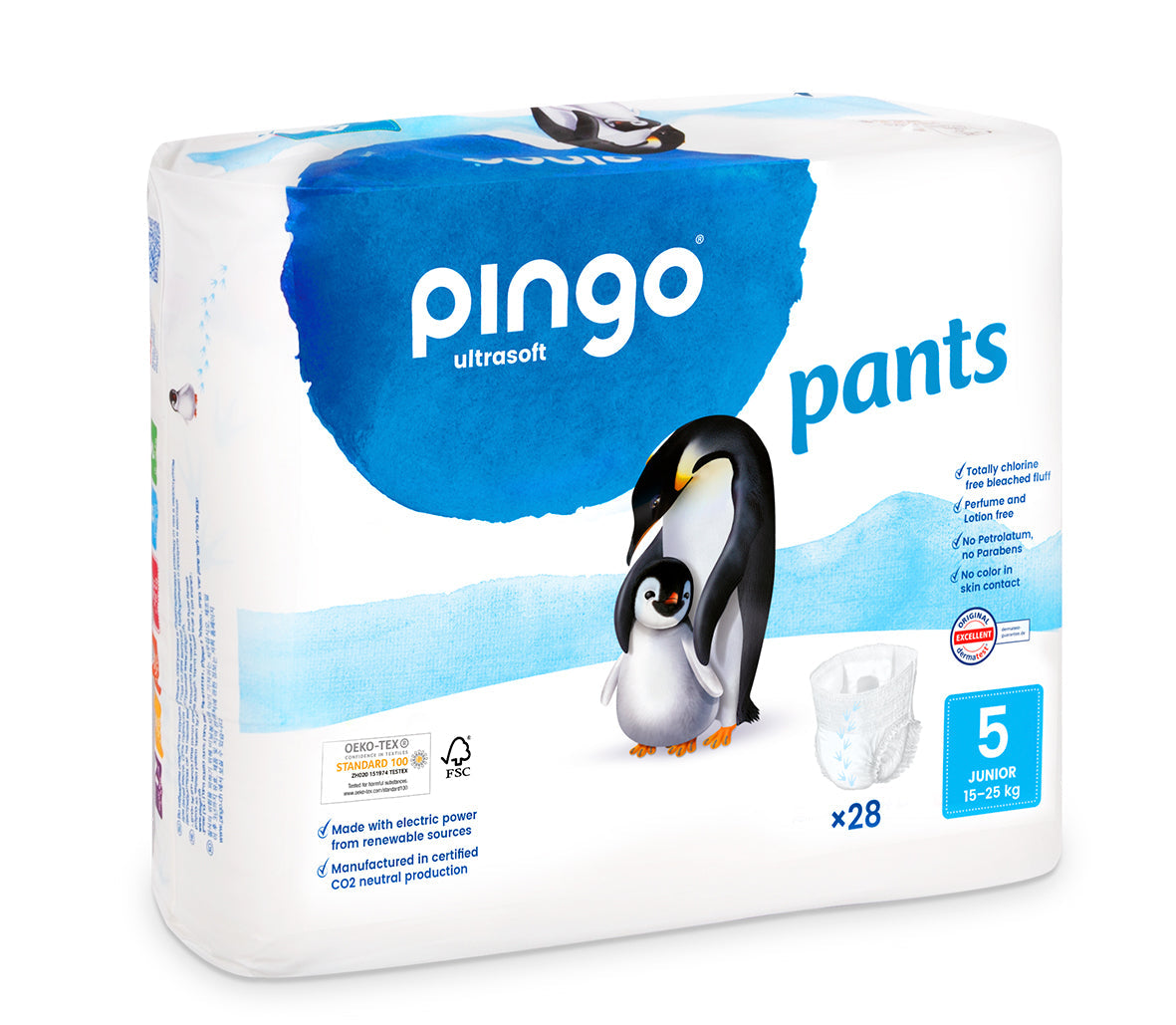 Pingo Pants Gr. 5 Junior 15-25 Kg (6 x 28 STK) Karton