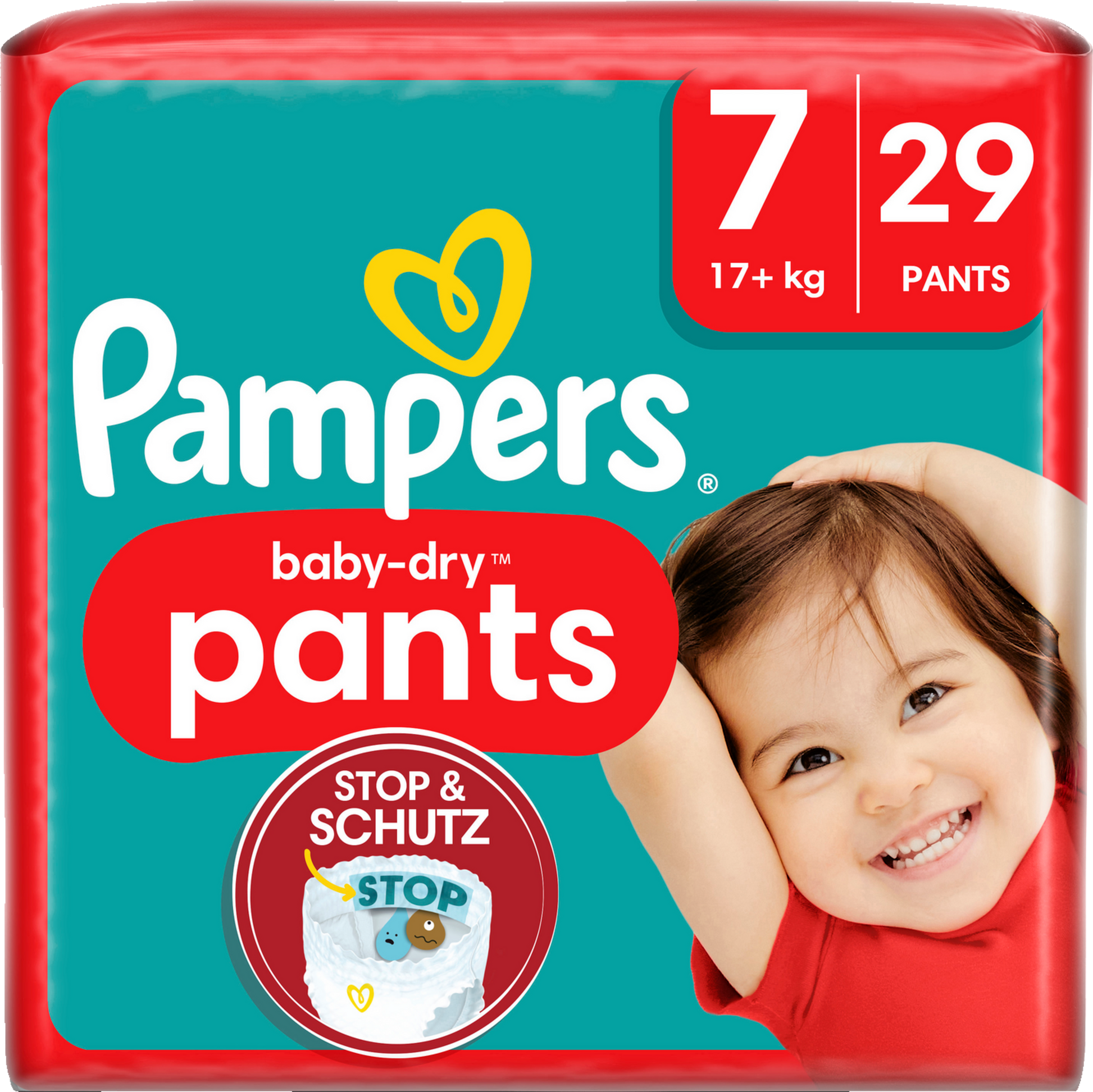 Pampers Baby-Dry PANTS Gr. 7 XXL +17kg (3 x 29 STK) Sparpack